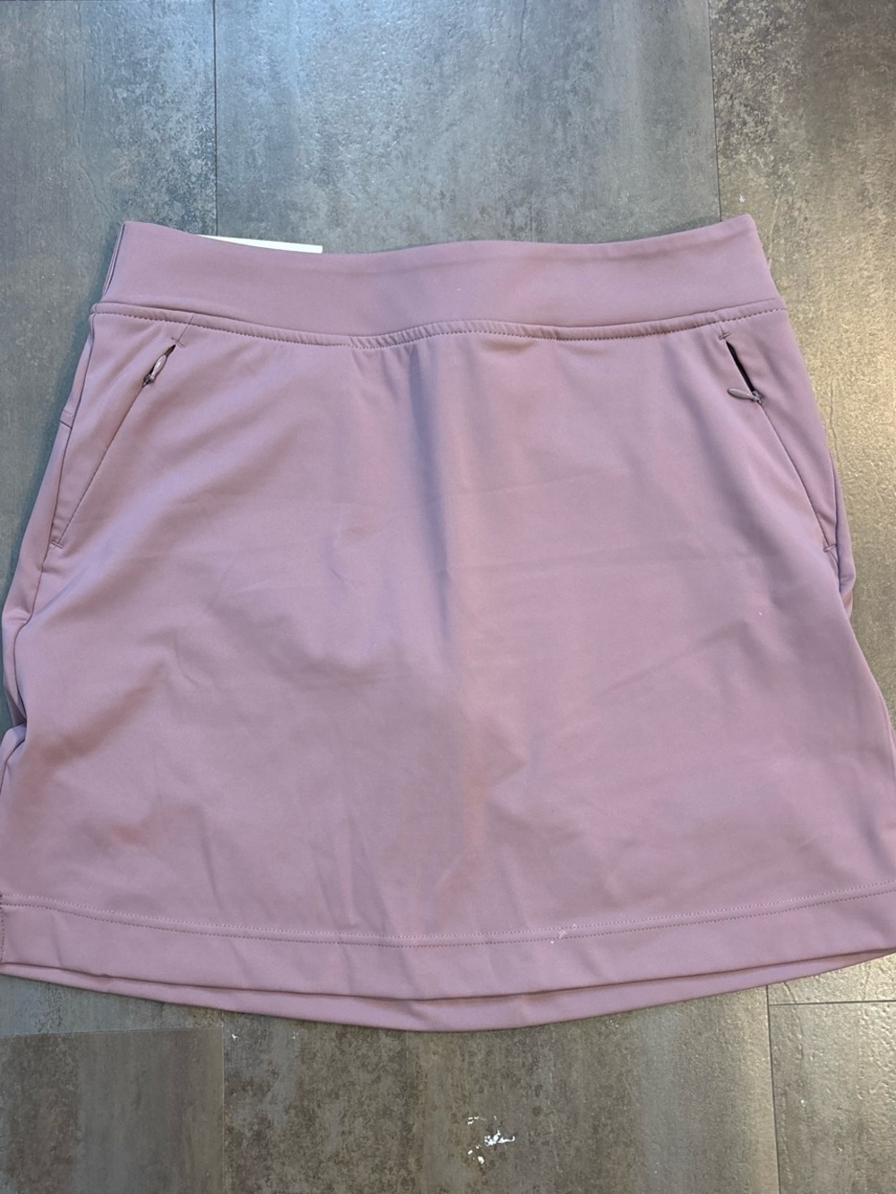 32 Degrees Mauve/Pink Athletic Skort with Zip Pockets